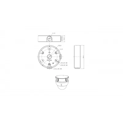 RVI RVI-1BMB-4 WHITE Кронштейн RVI RVI-1BMB-4 WHITE Кронштейн